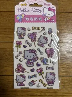 k*n様 キティちゃん　ホログラム　シール　海外限定　ぷくっとシール　サンリオ
