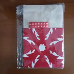 ハンドメイド用 生地セット 赤白柄