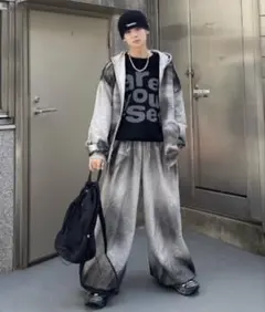 nmtc+ washing sweat pants グレー