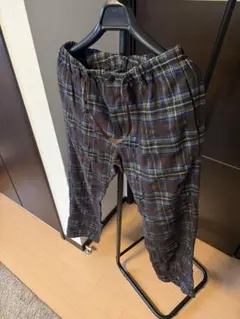 ブラウン チェック柄パンツ　GLAMICCI