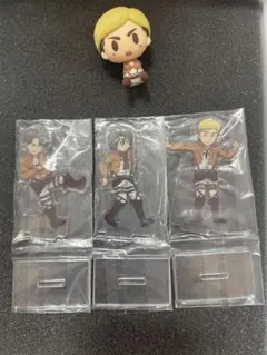 進撃の巨人　一番くじ　アクスタ　ちょこのっこフィギュア