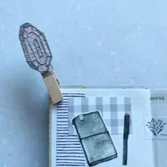 ミナペルホネンhandmadeクリップ「gemma」