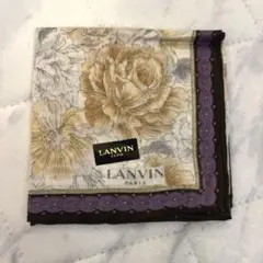 LANVIN 花柄ハンカチのサムネイル