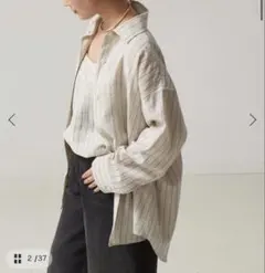 ジャーナルスタンダード　レサージュ シアーストライプ/ムジシャツ＆キャミブラウス