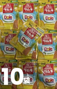 期間限定!!大粒ラムネ Doleパイナップルラムネ10袋セット 値下交渉不可のサムネイル