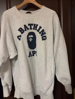 APE×champion 激レア 激レア】90s champion A BATHING APE リバースウィーブ - メルカリ