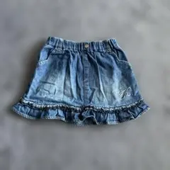 デニムフリルスカート 100cm