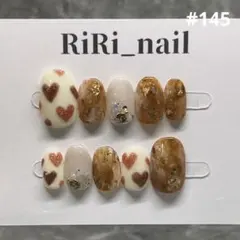 #145 ショートオーバル ニュアンス ハート 淡色 ラテ 個性派 イベント