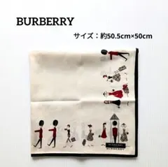 BURBERRY バーバリー レディース やや大きめ ハンカチ 新品