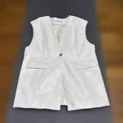 値下げ‼︎【 PAGEBOY】レザー調ジレ ベスト
