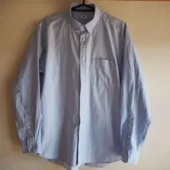 UNIQLO ブロードシャツ/ストライプ/ Lサイズ