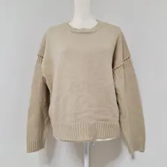 ローリーズファーム/LOWRYS FARM オーバーサイズ ニット【F】ベージュ