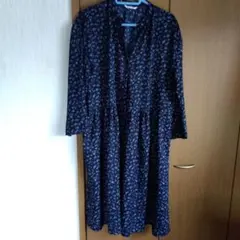 SAREGA 花柄シャツワンピース 3L