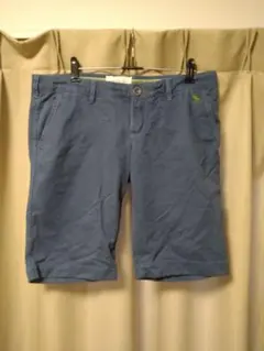 Abercrombie&Fitchアバクロンビー ハーフパンツ ネイビーベッカムのサムネイル