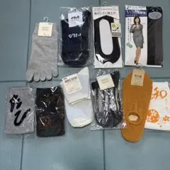 レディースソックスセット 多色 10足