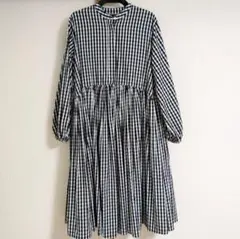 L*い様 Beadsley ビアズリー　ワンピース　ギンガム　チェック　黒　完売