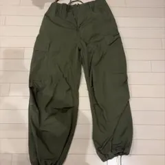 ☆最終価格☆GU カーゴパンツ カーキ Sサイズ【レディース】