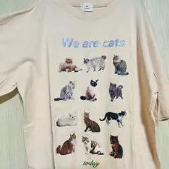 merry jenny 半袖 Tシャツ 猫プリントのサムネイル