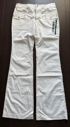 LE COQ SPORTIF　ゴルフ　レディースパンツ　ホワイト　サイズ11