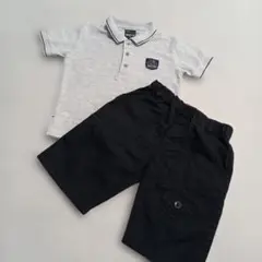 COMME CA ISM ポロシャツ ハーフパンツ セット