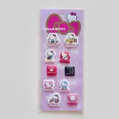 ⭐︎平成レトロ⭐︎ ハローキティ　歴代デザイン　ぷっくりシール