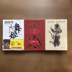 日本文学3冊セット　舞姫（森鴎外）卍（谷崎潤一郎）美少女（吉行淳之介）