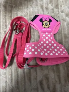 ミニーマウス ハーネスリードセット ピンク