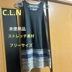 未使用品　C・L・N ノースリーブ チュニック　フリーサイズ