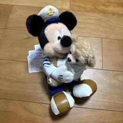 ハートフェルトレターズオブフレンドシップ ぬいぐるみバッジ ダッフィー ミッキー