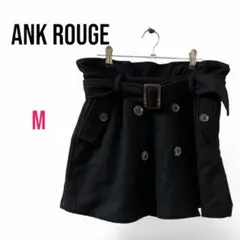 【Ank Rouge】百褶裙 M 黑色 柔軟材質 短褲 美品