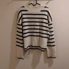 GLOBAL WORK ストライプセーター Mサイズ