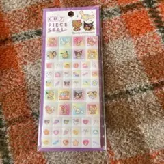 日焼けキティ　カットピースシール　タイルシール　サンリオキャラクターズ
