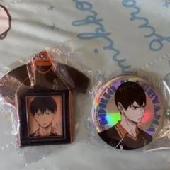 影山飛雄 ハイキュー　缶バッジ　ガチャ