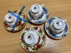 ロイヤルアルバート　カップ&ソーサー３客セット