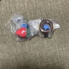 パペットスンスンガチャガチャめじるしチャーム　いちご　ドーナツ