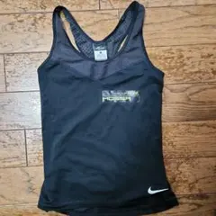MOSSA Nike Dri-FIT ブラックタンクトップ S