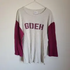 00's　GOODENOUGH GDEH グラムg ワッフル生地 Tシャツ　七分