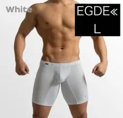 【White:L】EGDE≪ EG-FIT スーパーローライズロングボクサーパンのサムネイル