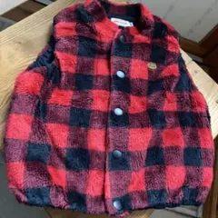 ミキハウス　ボアベスト　軽量　サイズ100 超美品　暖かい