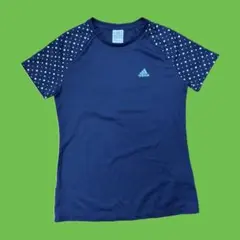 adidas ネイビーTシャツ ドット柄のサムネイル