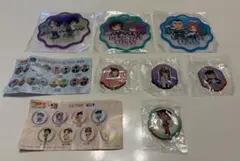 【未開封】コナン くら寿司 ラバーコースター & 缶バッジ ＆ マグネット