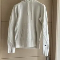 Champion ホワイト プルオーバーパーカー