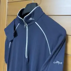 美品サイズL/CHERVO/PRO THERM快適ストレッチ/ハーフJIPシャツ