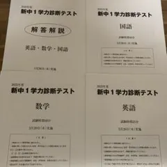 2025年3月　新中1学力診断テスト