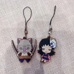 鬼滅の刃 キャラクター ストラップ 2個セット