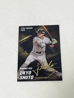 周東佑京 盗塁王 福岡ソフトバンクホークス プロ野球チップスカード