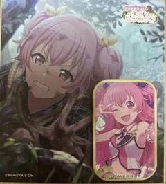 桃井愛莉 缶バッジ 色紙