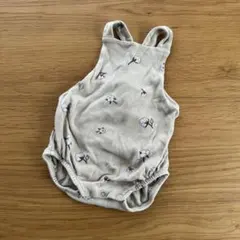 コットン花柄ロンパース 6〜12ヶ月