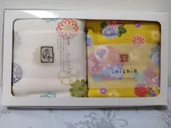 ガーゼタオル（片面） いにしへ 和風花柄 2枚セット