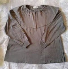 CUBE SUGAR 襟付き長袖カットソー